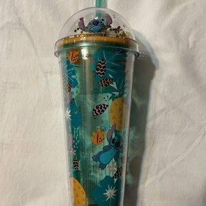 Stitch Tropical Tumbler with Straw